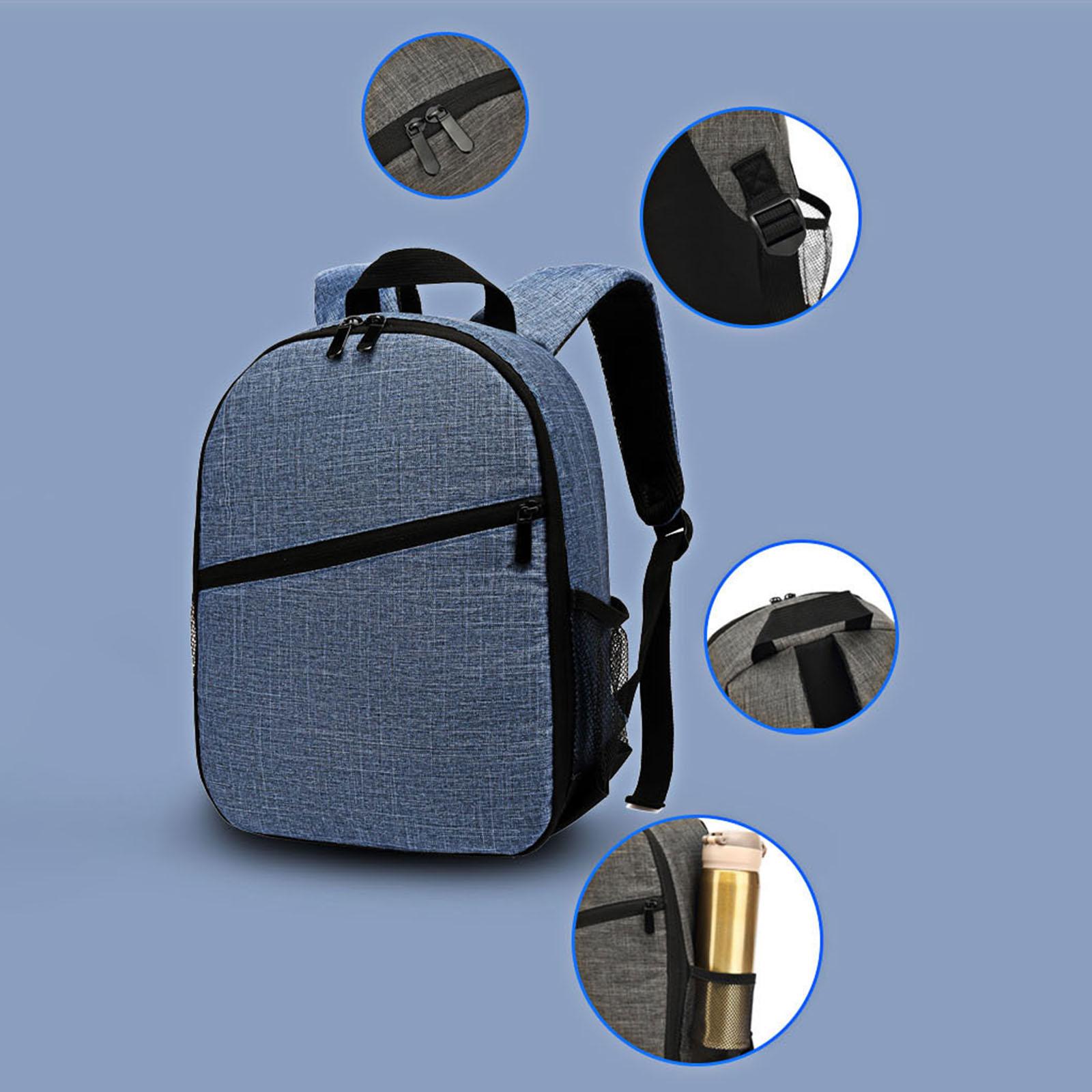 Drone Camera Case - 通気性に優れたカメラバックパック。屋外での旅行や写真撮影、デジタル一眼レフカメラやドローンの収納に最適。三脚ホルダー付き。