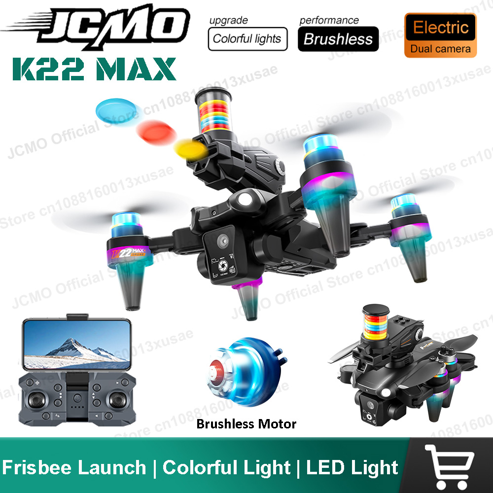 Drone Camera Hd - JCMO K22 MAX フリスビーランスドローン プロ仕様HDデュアルカメラ ブラシレスモーター
