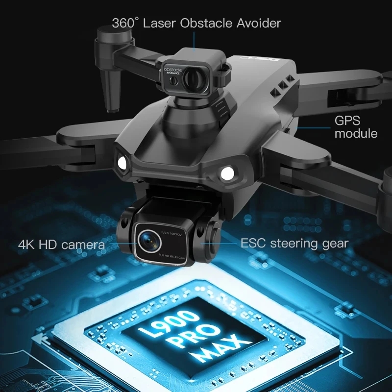 L900 Pro MAX GPS ドローン 4K プロフェッ - Drone Camera Hd のレビューと価格