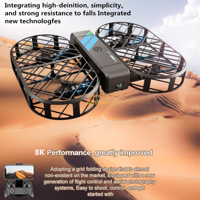 8K HD カメラ 360 °   保護オプティカルフローロ - Drone Camera Hd のレビューと価格