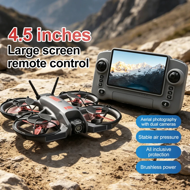 2026年型 新しいM15 FPVドローン。画面付き、ブラシ - Drone Camera Hd のレビューと価格