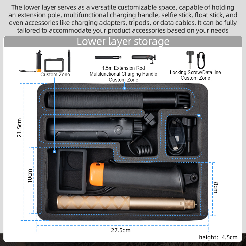 STARTRC 2層ポータブルトラベルハードケース W ベル - Drone Camera Case のレビューと価格