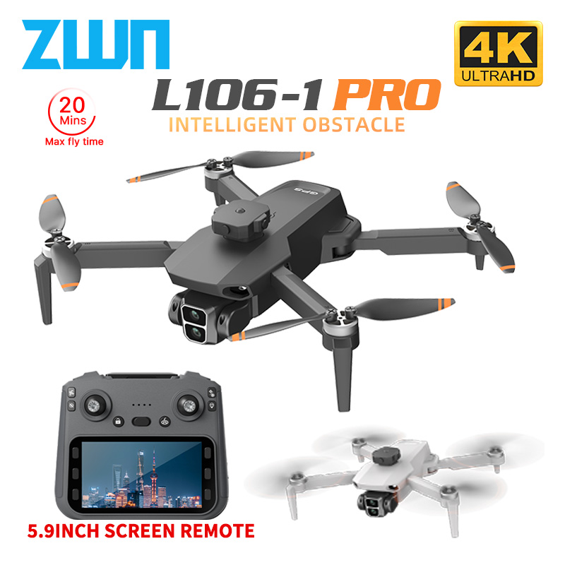 L106-1PRO GPS プロフェッショナルドローン 4K - Drone Camera Hd のレビューと価格